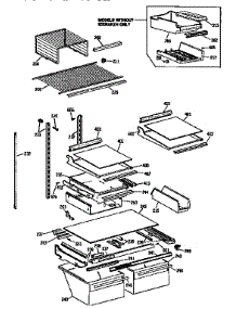Shelf parts for Kenmore Refrigerator 363.9735729 (3639735729, 363 9735729) from AppliancePartsPros.com