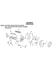 Icemaker parts for Kenmore Refrigerator 363.9735756 (3639735756, 363 9735756) from AppliancePartsPros.com