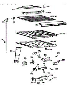 Compartment Separator parts for Kenmore Refrigerator 363.9738583 (3639738583, 363 9738583) from AppliancePartsPros.com