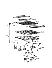 Compartment Separator parts for Kenmore Refrigerator 363.9755711 (3639755711, 363 9755711) from AppliancePartsPros.com