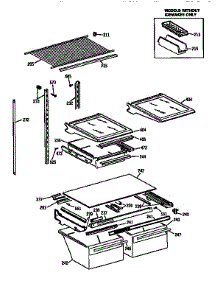 Shelf Parts parts for Kenmore Refrigerator 363.9762851 (3639762851, 363 9762851) from AppliancePartsPros.com