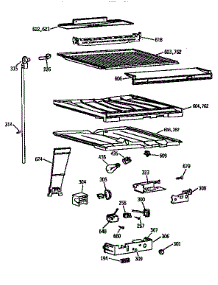 Compartment Separator parts for Kenmore Refrigerator 363.9768581 (3639768581, 363 9768581) from AppliancePartsPros.com
