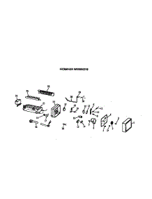 Icemaker parts for Kenmore Refrigerator 363.9769611 (3639769611, 363 9769611) from AppliancePartsPros.com