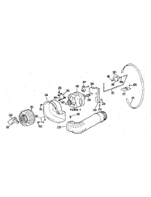 Blower & Drive Asm. parts for Kenmore Dryer 363.DDE9200GAL (363DDE9200GAL, 363 DDE9200GAL) from AppliancePartsPros.com