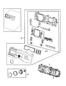 Control Panel parts for Kenmore Washer 402.49032012 (40249032012, 402 49032012) from AppliancePartsPros.com