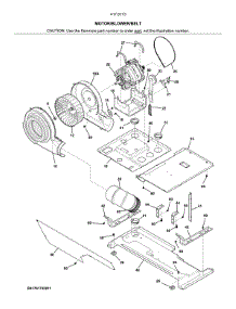 Motor / Blower / Belt parts for Kenmore Laundry Center 417.61732811 (41761732811, 417 61732811) from AppliancePartsPros.com