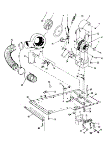 Dryer Motor, Blower, Belt parts for Kenmore Washer Dryer Combo 417.89690110 (41789690110, 417 89690110) from AppliancePartsPros.com