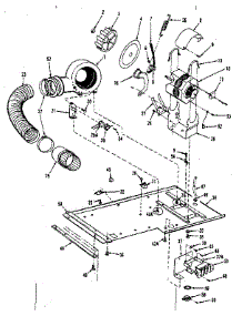 Dryer Motor, Blower, Belt parts for Kenmore Washer Dryer Combo 417.89690830 (41789690830, 417 89690830) from AppliancePartsPros.com