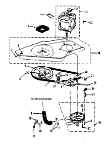 Washer Drive System, Pump parts for Kenmore Washer Dryer Combo 417.89875100 (41789875100, 417 89875100) from AppliancePartsPros.com