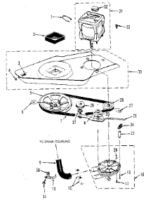 Washer Drive System, Pump parts for Kenmore Washer Dryer Combo 417.89875810 (41789875810, 417 89875810) from AppliancePartsPros.com