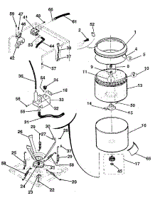Tubs, Water, Valve, Lid Switch parts for Kenmore Washer Dryer Combo 417.89975800 (41789975800, 417 89975800) from AppliancePartsPros.com