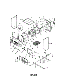 Panels parts for Kenmore Washer Dryer Combo 417.90802991 (41790802991, 417 90802991) from AppliancePartsPros.com