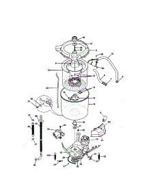 Tub parts for Kenmore Washer Dryer Combo 417.90802991 (41790802991, 417 90802991) from AppliancePartsPros.com