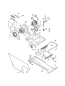 Pan-Motor Cradle parts for Kenmore Washer Dryer Combo 417.90814000 (41790814000, 417 90814000) from AppliancePartsPros.com