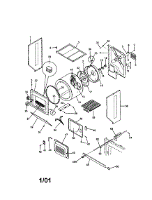 Panels parts for Kenmore Washer Dryer Combo 417.90814001 (41790814001, 417 90814001) from AppliancePartsPros.com