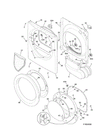 Front Panel / Lint Filter parts for Kenmore Dryer 417.91122311 (41791122311, 417 91122311) from AppliancePartsPros.com