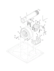 Motor parts for Kenmore Dryer 417.94131000 (41794131000, 417 94131000) from AppliancePartsPros.com