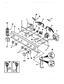 Controls And Knobs parts for Kenmore Washer Dryer Combo 417.97804790 (41797804790, 417 97804790) from AppliancePartsPros.com
