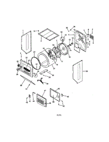 Panel And Door parts for Kenmore Washer Dryer Combo 417.98702892 (41798702892, 417 98702892) from AppliancePartsPros.com