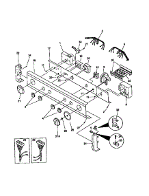 Control Panel parts for Kenmore Washer Dryer Combo 417.98864890 (41798864890, 417 98864890) from AppliancePartsPros.com