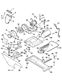Dryer, Motor, Blower, Belt parts for Kenmore Washer Dryer Combo 417.99175100 (41799175100, 417 99175100) from AppliancePartsPros.com