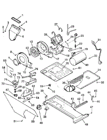 Dryer, Motor, Blower, Belt parts for Kenmore Washer Dryer Combo 417.99185100 (41799185100, 417 99185100) from AppliancePartsPros.com