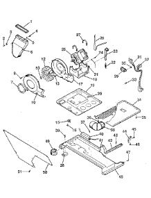 Dryer-Motor, Blower, Belt parts for Kenmore Washer Dryer Combo 417.99190100 (41799190100, 417 99190100) from AppliancePartsPros.com