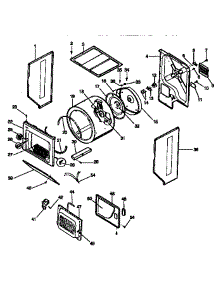 Drum parts for Kenmore Washer Dryer Combo 417.99370820 (41799370820, 417 99370820) from AppliancePartsPros.com