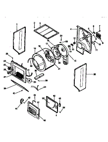 Drum parts for Kenmore Washer Dryer Combo 417.99375110 (41799375110, 417 99375110) from AppliancePartsPros.com