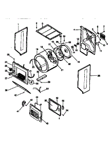 Drum parts for Kenmore Washer Dryer Combo 417.99390120 (41799390120, 417 99390120) from AppliancePartsPros.com