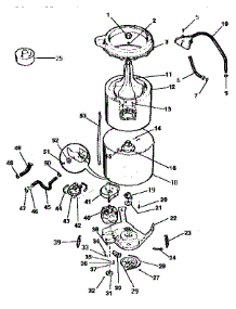 Washer-Tubs, Hoses, Motor parts for Kenmore Washer Dryer Combo 417.99395820 (41799395820, 417 99395820) from AppliancePartsPros.com