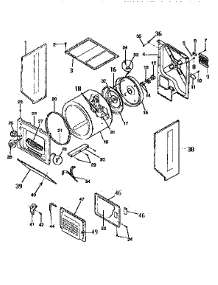 Drum parts for Kenmore Washer Dryer Combo 417.99570100 (41799570100, 417 99570100) from AppliancePartsPros.com