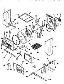 Drum parts for Kenmore Washer Dryer Combo 417.99686410 (41799686410, 417 99686410) from AppliancePartsPros.com