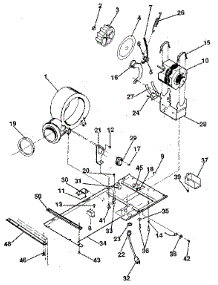 Dryer Motor, Blower, Belt parts for Kenmore Washer Dryer Combo 417.99975810 (41799975810, 417 99975810) from AppliancePartsPros.com