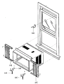 Installation Kit Assy parts for Kenmore Air Conditioner 580.72124300 (58072124300, 580 72124300) from AppliancePartsPros.com
