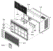 Cabinet / Front Grille Assy