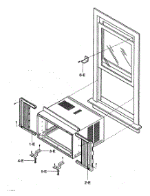 Installation Kit parts for Kenmore Air Conditioner 580.73082300 (58073082300, 580 73082300) from AppliancePartsPros.com