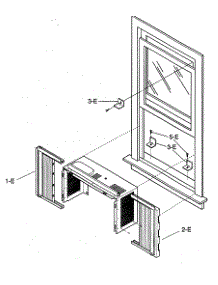Installation Kit Assy parts for Kenmore Air Conditioner 580.74054400 (58074054400, 580 74054400) from AppliancePartsPros.com