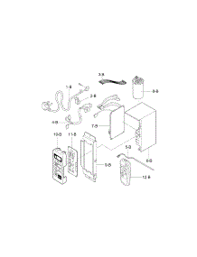 Control Box Assembly Parts parts for Kenmore Room Air Conditioner 580.75051800 (58075051800, 580 75051800) from AppliancePartsPros.com