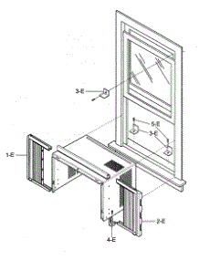 Installation Kit Assy parts for Kenmore Air Conditioner 580.75052500 (58075052500, 580 75052500) from AppliancePartsPros.com