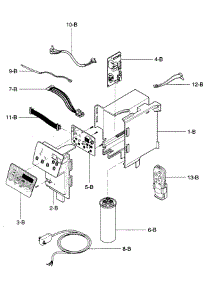Control Box parts for Kenmore Air Conditioner 580.75085500 (58075085500, 580 75085500) from AppliancePartsPros.com
