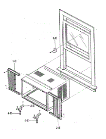 Installation Kit Assy parts for Kenmore Air Conditioner 580.75101500 (58075101500, 580 75101500) from AppliancePartsPros.com