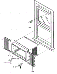 Installation Kit Assy parts for Kenmore Air Conditioner 580.75124500 (58075124500, 580 75124500) from AppliancePartsPros.com