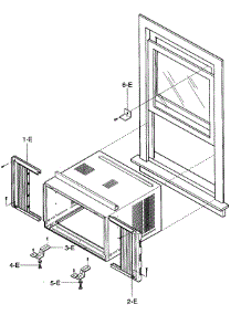Installation Kit Assy parts for Kenmore Air Conditioner 580.76081700 (58076081700, 580 76081700) from AppliancePartsPros.com