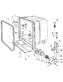 Tub Details parts for Kenmore Dishwasher 587.1400890 (5871400890, 587 1400890) from AppliancePartsPros.com