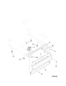 Frame parts for Kenmore Dishwasher 587.14019411B (58714019411B, 587 14019411B) from AppliancePartsPros.com