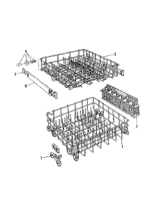 Rack Details parts for Kenmore Dishwasher 587.1426582 (5871426582, 587 1426582) from AppliancePartsPros.com