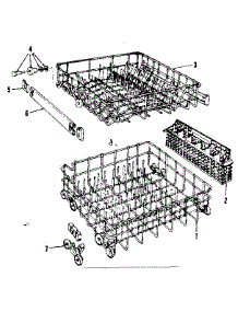 Rack Details parts for Kenmore Dishwasher 587.1456580 (5871456580, 587 1456580) from AppliancePartsPros.com