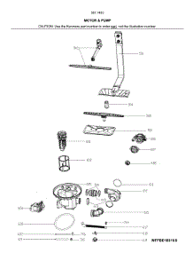 Motor & Pump parts for Kenmore Dishwasher 587.14639J01B (58714639J01B, 587 14639J01B) from AppliancePartsPros.com