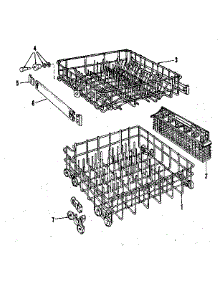 Rack Details parts for Kenmore Dishwasher 587.1466083 (5871466083, 587 1466083) from AppliancePartsPros.com
